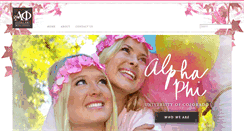 Desktop Screenshot of coloradoalphaphi.com